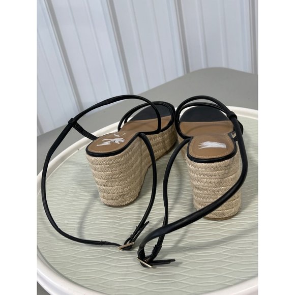 Asos Design Tulip Tubular Platform Sandals Womens 6 Open Toe Strappy Wide Fit - Picture 8 of 10